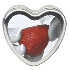 Edible Heart Candle - Strawberry - 4 Oz.