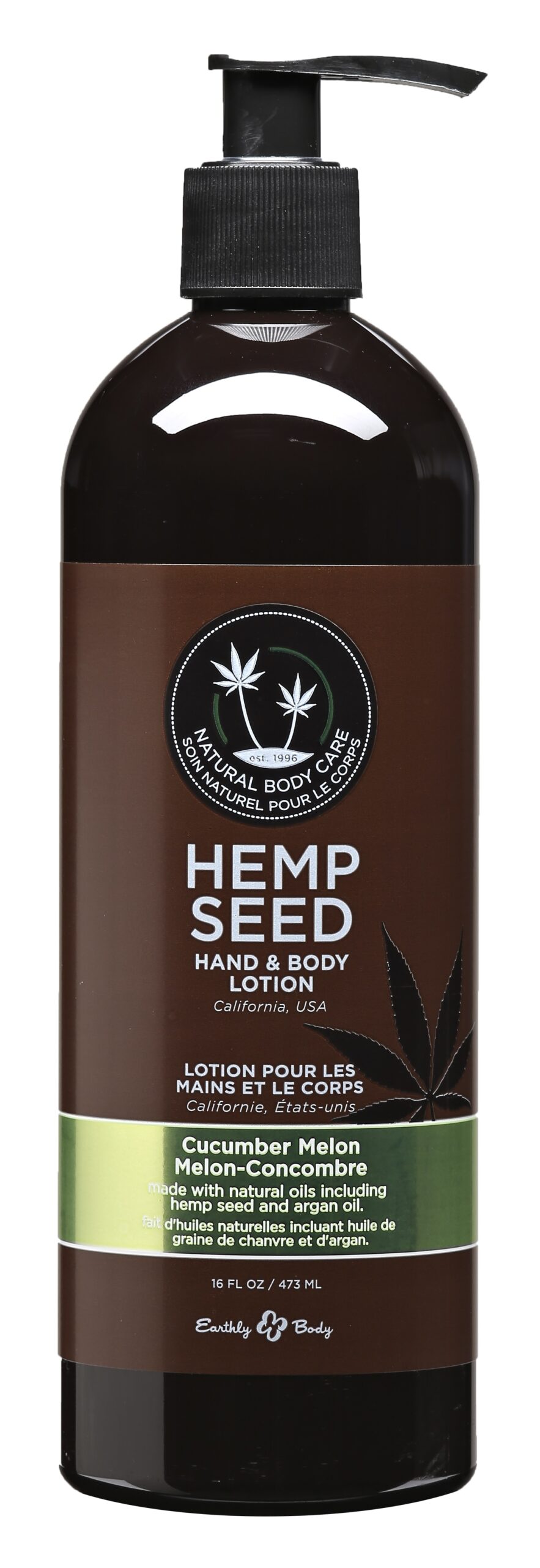 Hemp Seed Hand and Body Lotion - 16 Fl. Oz. - Cucumber Melon