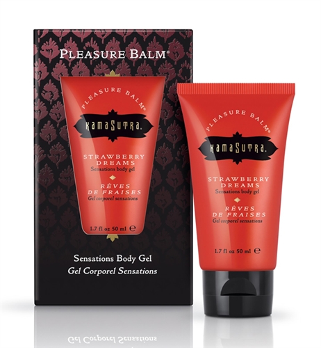 Pleasure Balm Sensations Body Gel - Strawberry Dreams - 1.7 Fl. Oz.